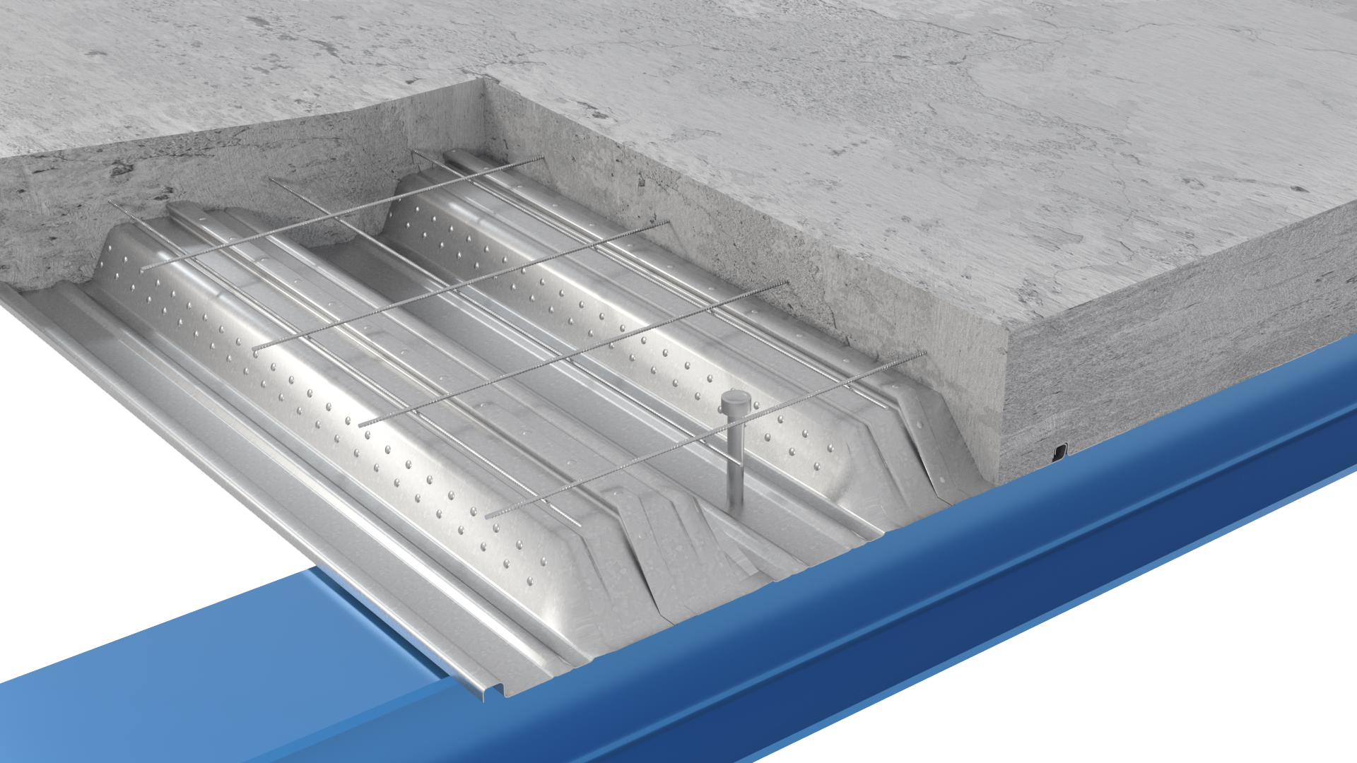 ComFlor 60 closed ends composite metal floor decking