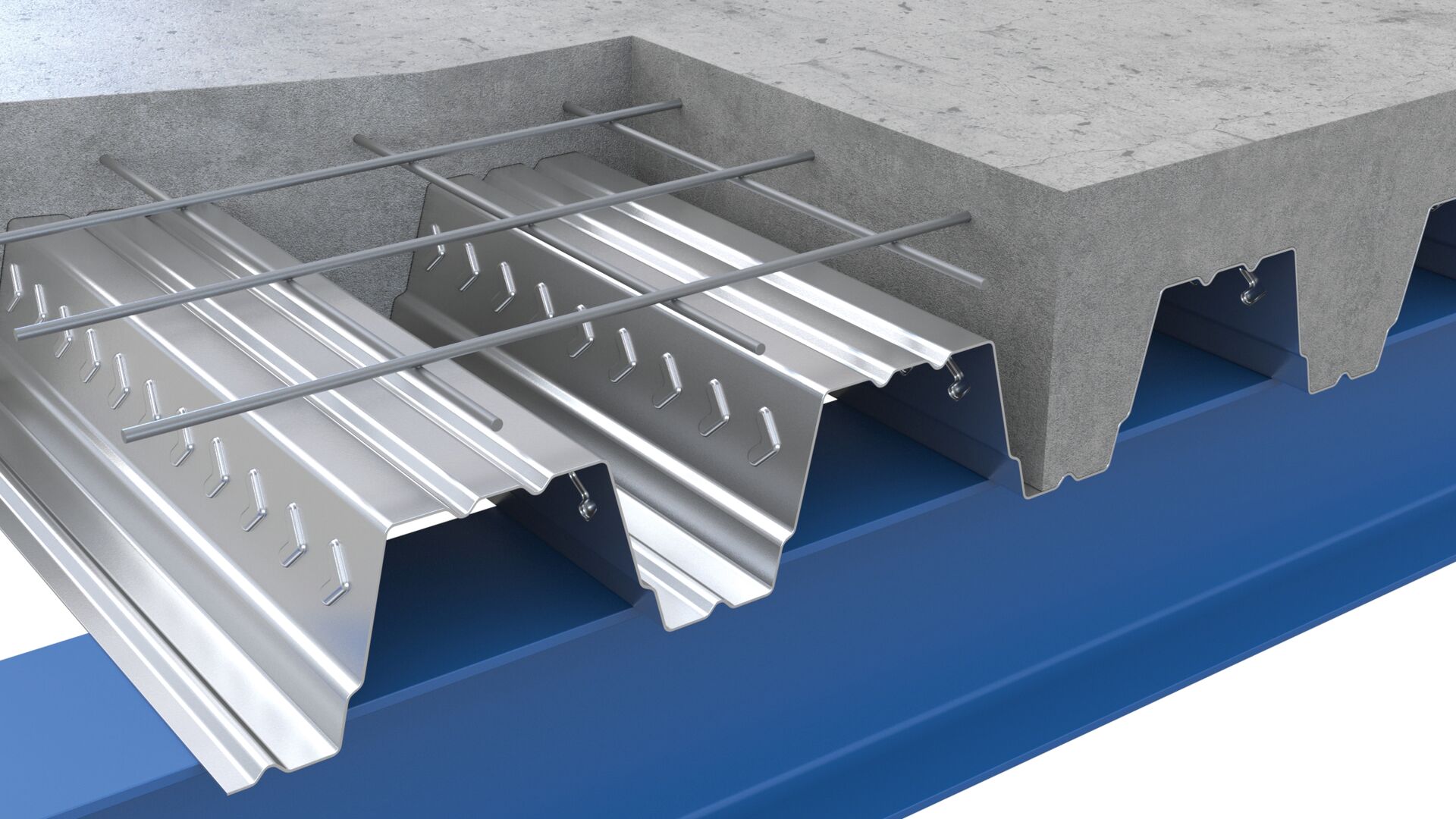 ComFlor 100 composite metal floor decking