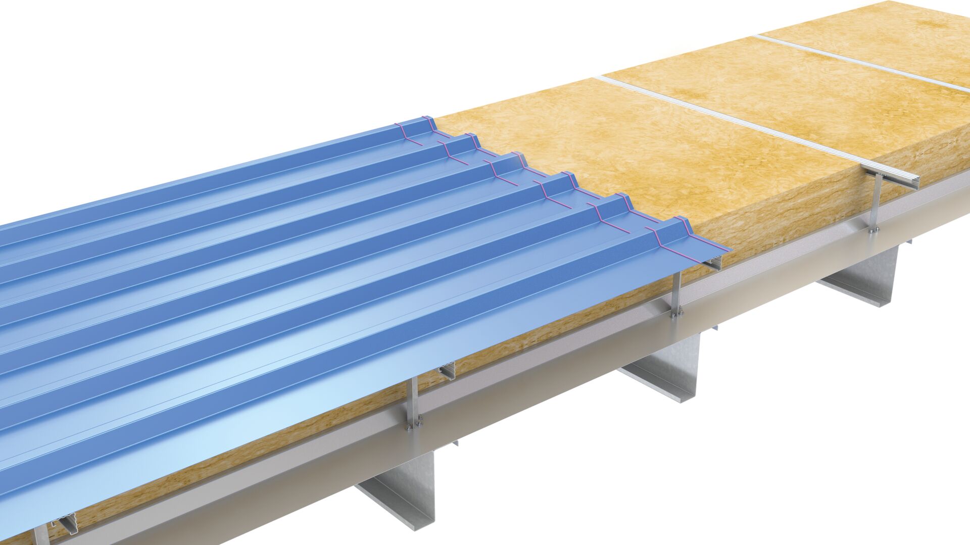 Trisobuild roof system