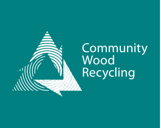 Community wood recycling logo