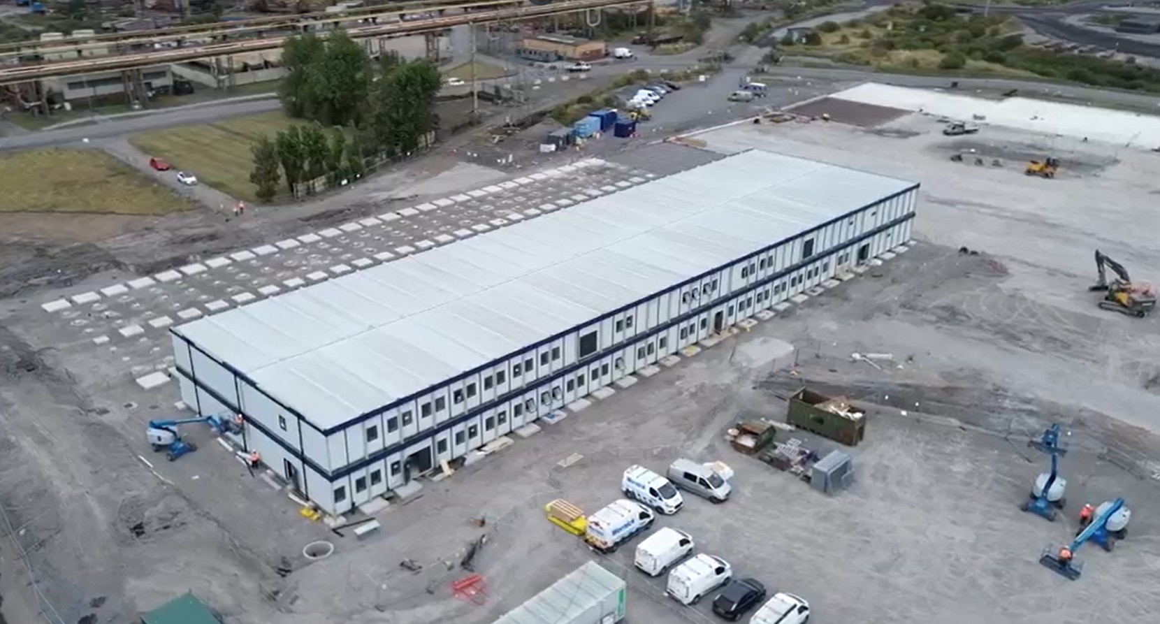 Contractor village Port Talbot