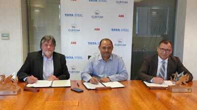 Clecim and ABB contract signing
