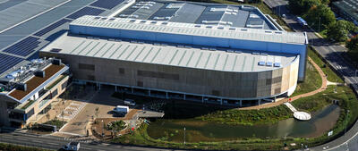 End Client: Essex Waste PartnershipPrincipal Contractor: Urbaser Balfour BeattyStructural engineer: AtkinsRoofing contractor: Hathaway Roofing LtdTata Steel Products: Trisobuild® R60 pre-finished steel roof profile using doublesided Colorcoat HPS200 Ultra® pre-finished steel. Double-sided Colorcoat HPS200 Ultra® also used for the wall cladding.Year: 2014Photographs: Images courtesy of UBB (Essex) Construction JV. Ok for website use