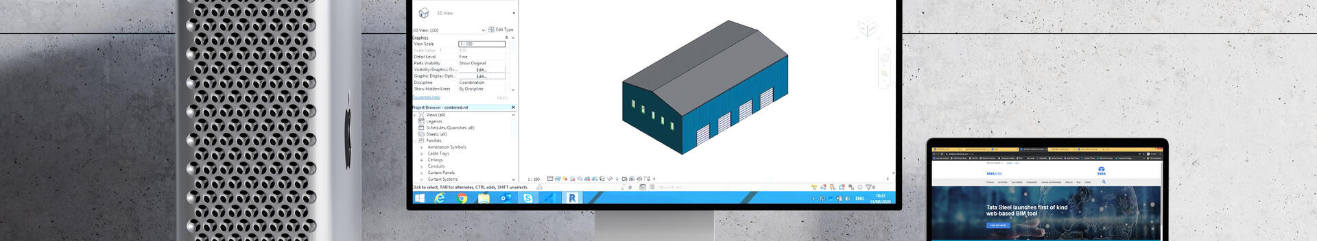BIM combined tool Tata Steel construction
