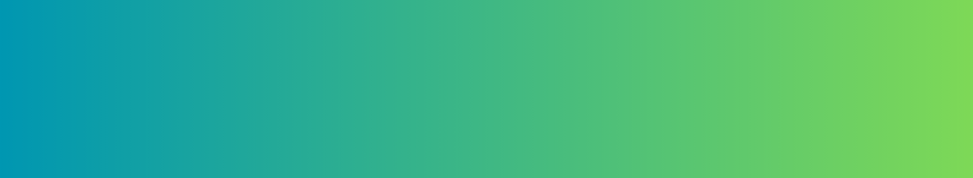 Green and blue gradient banner