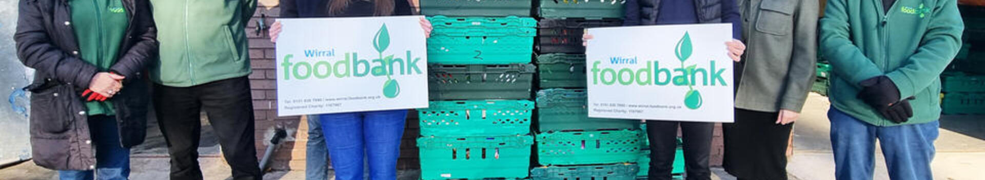 Hathaway Contractors and Building Systems UK donate to Wirral food bank