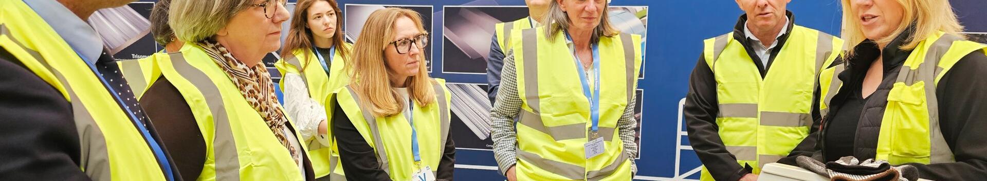 Samantha Dixon visit to Building System UK 