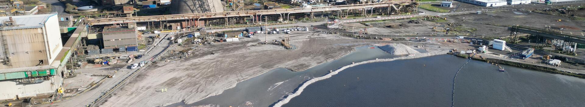 Steelplant lagoon