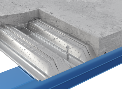 ComFlor 80 closed ends composite metal floor decking