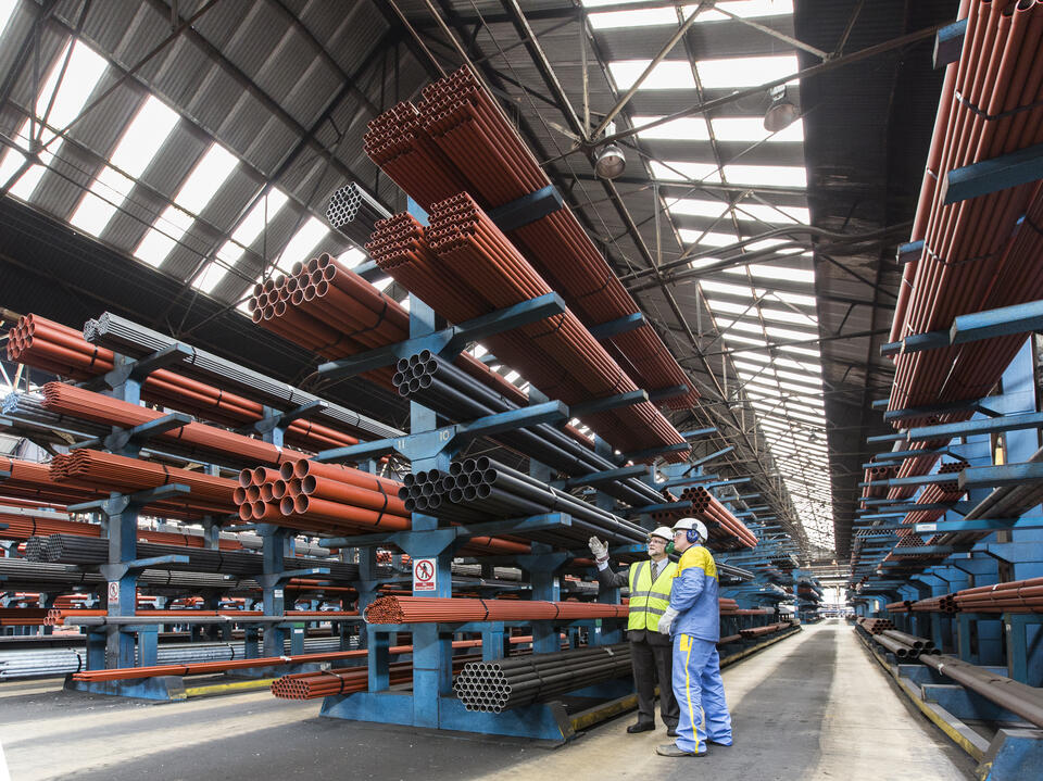 Corby steel tube transformation