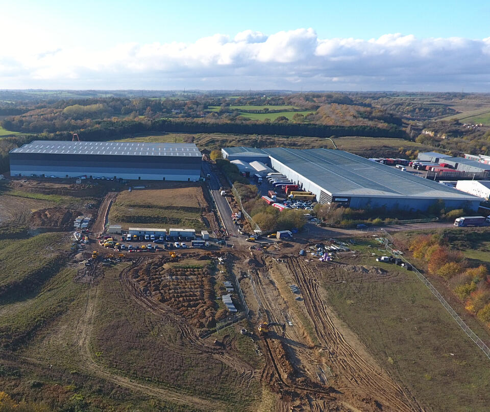 Port One, Great Blakenham Tata Steel Wall Cladding
