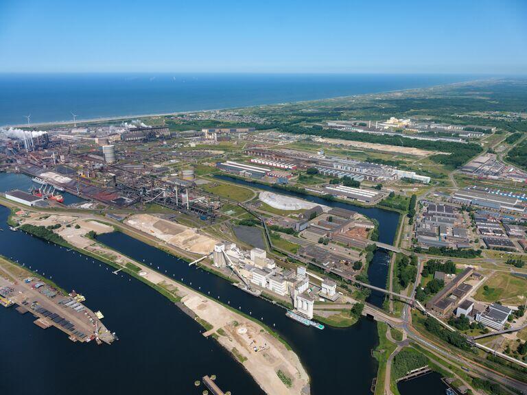 Tata Steel aerial photo 