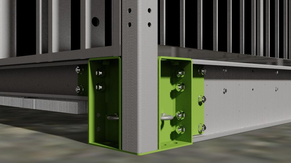 Seismic connector block