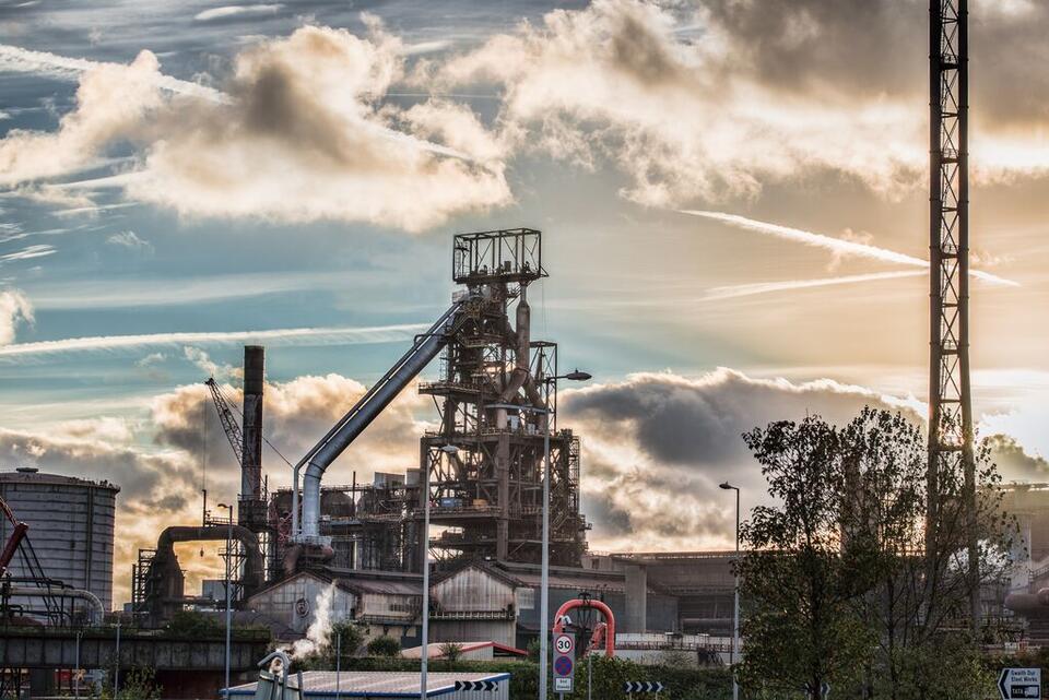 Tata Steel's Blast Furnaces at Port Talbot