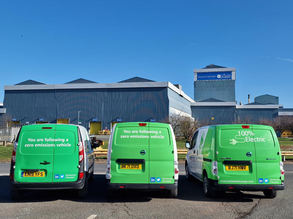 EV Vans at Shotton EV Vans at Shotton