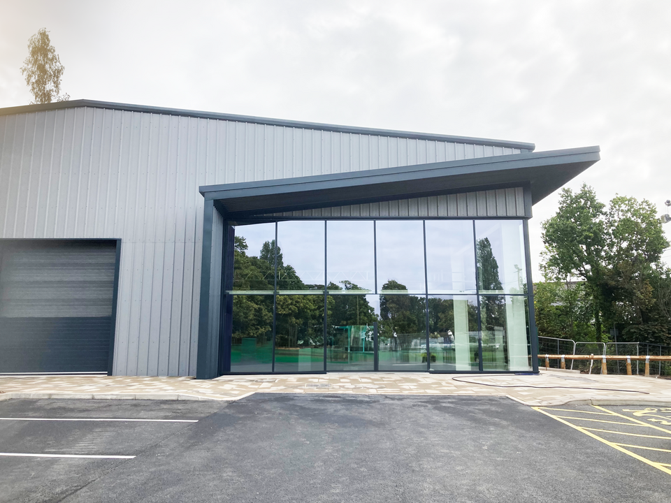 kidderminstre college new training facility - Tata Steel Building Systems UK Trisomet insulated wall and roof panels