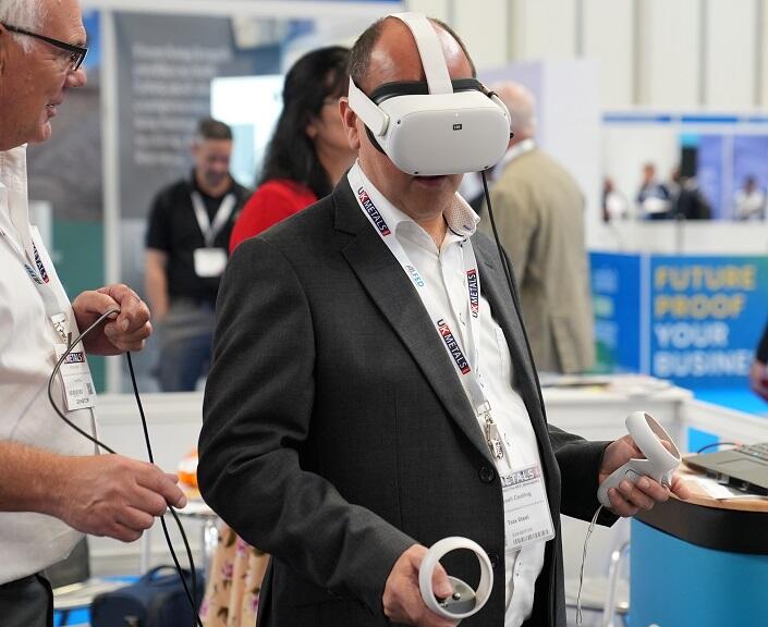 Demonstrating future automotive technologies with VR at the UKME 2023