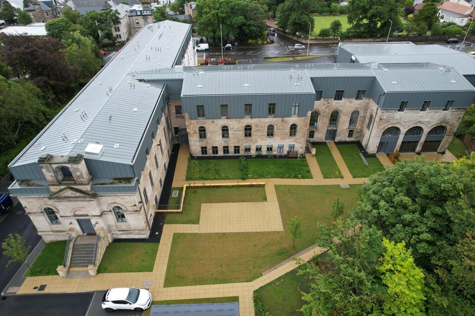 forth-house,-kirkcaldy aerial-view forth-house,-kirkcaldy aerial-view