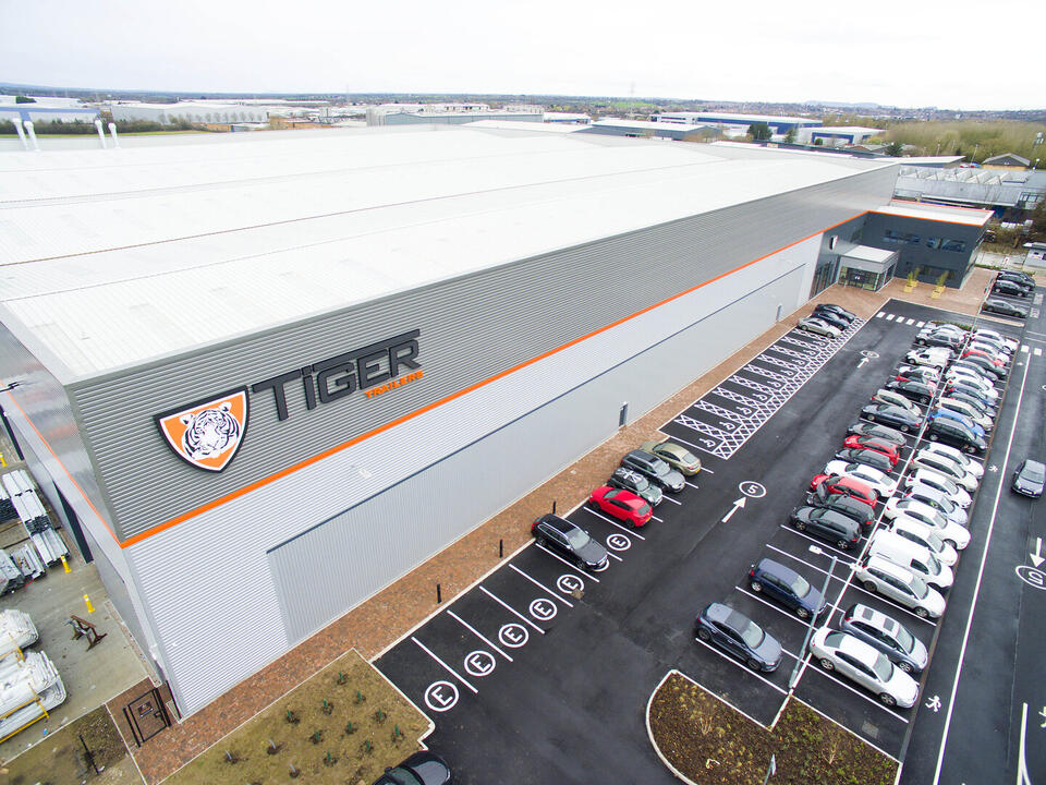*Images owned by Tiger Trailers, can only be used with Tiger Trailers Case Study using Colorcoat HPS200 Ultra and Colorcoat Prisma.Client: Baloo PropertiesArchitect: AJA ArchitectsMain contractor: Bowmer + KirklandCladding installer:UK Waterproofing Solut