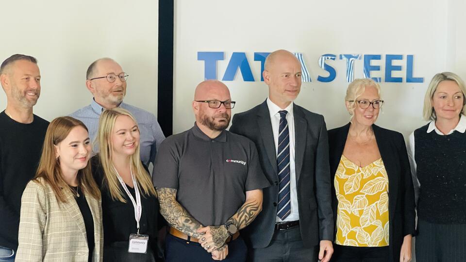 Stephen Kinnock visit to Llanwern