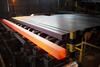 Square structural hollow section on Hartlepool 20inch mill cooling rack Square structural hollow section on Hartlepool 20inch mill cooling rack
